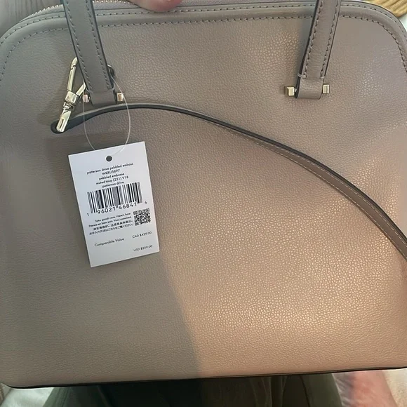 Patterson Drive Pebbled Emboss Kate Spade Muted Taupe NWT - Picture 2 of 2